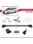 Toyota Sienna (XL40) 2021 ve Sonrası ile Uyumlu Fly Model Ara Atkı Tavan Barı Gri 3 Adet Bar 3