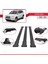 Toyota Rav4 2006-2012 Arası ile Uyumlu Fly Model Ara Atkı Tavan Barı Siyah 3 Adet Bar 4
