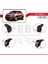 Opel Mokka x 2016-2020 Arası ile Uyumlu Ace-2 Ara Atkı Tavan Barı Siyah 5