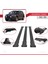 Volkswagen Touareg 2003-2010 Arası ile Uyumlu Fly Model Ara Atkı Tavan Barı Siyah 3 Adet Bar 4
