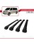 Volkswagen Caravelle (T5) 2003-2015 Arası ile Uyumlu Ace-1 Ara Atkı Tavan Barı Siyah 4 Adet Bar 3