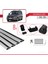 Volkswagen Caddy 2010-2015 Arası ile Uyumlu Ace-1 Ara Atkı Tavan Barı Gri 4 Adet Bar 5