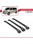 Volkswagen Caravelle (T5) 2003-2015 Arası ile Uyumlu Ace-1 Ara Atkı Tavan Barı Siyah 3 Adet Bar 3