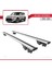 Kia Soul (Sk3) 2020 ve Sonrası ile Uyumlu Hook Model Anahtar Kilitli Ara Atkı Tavan Barı Gri 4