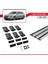 Skoda Superb Combı 2015-2020 Arası ile Uyumlu Fly Model Ara Atkı Tavan Barı Gri 3 Adet Bar 5