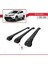 Toyota Rav4 2013-2018 Arası ile Uyumlu Ace-1 Ara Atkı Tavan Barı Siyah 3 Adet Bar 4