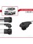 Ford Tourneo Courier 2014-2017 Arası ile Uyumlu Ace-1 Ara Atkı Tavan Barı Gri 4 Adet Bar 4
