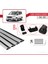 Ford Tourneo Courier 2014-2017 Arası ile Uyumlu Ace-1 Ara Atkı Tavan Barı Gri 4 Adet Bar 5