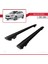 Kia Ceed (Jd) Sw 2012-2018 Arası ile Uyumlu Hook Model Anahtar Kilitli Ara Atkı Tavan Barı Siyah 3