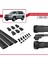 Toyota Land Cruiser Prado (J150) 2009 ve Sonrası ile Uyumlu Ace-1 Ara Atkı Tavan Barı Siyah 3 Adet Bar 5
