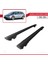 Vauxhall Astra Mk6 Estate 2010-2015 Arası ile Uyumlu Hook Model Anahtar Kilitli Ara Atkı Tavan Barı Siyah 3