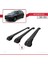 Mitsubishi Asx 2010 ve Sonrası ile Uyumlu Ace-1 Ara Atkı Tavan Barı Siyah 3 Adet Bar 4