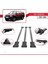 Opel Frontera 1992-1998 Arası ile Uyumlu Fly Model Ara Atkı Tavan Barı Gri 3 Adet Bar 4