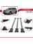 Nissan Rogue 2014-2020 Arası ile Uyumlu Fly Model Ara Atkı Tavan Barı Gri 3 Adet Bar 4