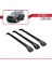 Jeep Liberty 2002-2007 Arası ile Uyumlu Ace-1 Ara Atkı Tavan Barı Siyah 3 Adet Bar 3