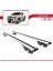 Isuzu D-Max 2012-2019 Arası ile Uyumlu Hook Model Anahtar Kilitli Ara Atkı Tavan Barı Gri 4