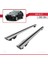 Bmw X6 (E71) 2007-2014 Arası ile Uyumlu Hook Model Anahtar Kilitli Ara Atkı Tavan Barı Gri 3