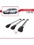 Subaru Outback 2000-2004 Arası ile Uyumlu Ace-1 Ara Atkı Tavan Barı Gri 3 Adet Bar 4
