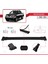 Nissan Navara 2004-2014 Arası ile Uyumlu Fly Model Ara Atkı Tavan Barı Siyah 3 Adet Bar 3