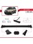 Opel Antara 2007-2016 Arası ile Uyumlu Fly Model Ara Atkı Tavan Barı Siyah 3 Adet Bar 3