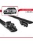 Audi A3 Sportback 2004-2013 Arası ile Uyumlu Hook Model Anahtar Kilitli Ara Atkı Tavan Barı Siyah 5
