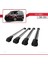 Fiat Doblo 2010-2022 Arası ile Uyumlu Ace-1 Ara Atkı Tavan Barı Gri 4 Adet Bar 3