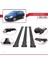 Kia Ceed Estate Sw 2006-2009 Arası ile Uyumlu Fly Model Ara Atkı Tavan Barı Siyah 3 Adet Bar 4