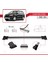 Ssangyong Kyron 2006-2014 Arası ile Uyumlu Fly Model Ara Atkı Tavan Barı Gri 3 Adet Bar 3