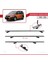 Volkswagen Touran Cross 2007-2010 Arası ile Uyumlu Basıc Model Ara Atkı Tavan Barı Gri 3 Adet 5