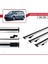 Volkswagen Touran Cross 2010-2015 Arası ile Uyumlu Basıc Model Ara Atkı Tavan Barı Gri 3 Adet 3