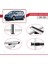 Volkswagen Touran Cross 2010-2015 Arası ile Uyumlu Basıc Model Ara Atkı Tavan Barı Gri 3 Adet 4