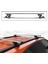 Audi A4 (B8) Allroad 2009-2016 Arası ile Uyumlu Hook Model Anahtar Kilitli Ara Atkı Tavan Barı Gri 2