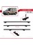 Vauxhall Combo D 2012-2018 Arası ile Uyumlu Basıc Model Ara Atkı Tavan Barı Siyah 3 Adet 5