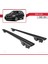 Bmw X1 (E84) 2009-2014 ve Arası ile Uyumlu Hook Model Anahtar Kilitli Ara Atkı Tavan Barı Siyah 4