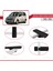 Toyota Yaris Verso (XP20) 2000-2005 Arası ile Uyumlu Basıc Model Ara Atkı Tavan Barı Siyah 3 Adet 4