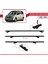 Toyota Yaris Verso (XP20) 2000-2005 Arası ile Uyumlu Basıc Model Ara Atkı Tavan Barı Siyah 3 Adet 5