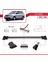 Kia Carens 2002-2006 Arası ile Uyumlu Fly Model Ara Atkı Tavan Barı Gri 3 Adet Bar 3