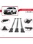Chevrolet Captiva 2011-2016 Arası ile Uyumlu Fly Model Ara Atkı Tavan Barı Gri 3 Adet Bar 4