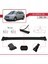 Kia Carnival (Vq) 2006-2014 Arası ile Uyumlu Fly Model Ara Atkı Tavan Barı Siyah 3 Adet Bar 3