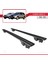Hyundai Santa Fe 2001-2012 Arası ile Uyumlu Hook Model Anahtar Kilitli Ara Atkı Tavan Barı Siyah 4