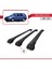 Ford Focus Estate C170 1998-2004 Arası ile Uyumlu Ace-1 Ara Atkı Tavan Barı Siyah 3 Adet Bar 4