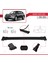 Infiniti QX70 S51 2013 ve Sonrası ile Uyumlu Fly Model Ara Atkı Tavan Barı Siyah 3 Adet Bar 3