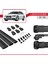 Audi A6 Allroad (C7) 2011-2018 Arası ile Uyumlu Ace-1 Ara Atkı Tavan Barı Siyah 3 Adet Bar 5