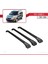 Opel Combo (D) 2012-2018 Arası ile Uyumlu Ace-1 Ara Atkı Tavan Barı Siyah 3 Adet Bar 3
