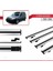 Citroen Berlingo 2003-2008 Arası ile Uyumlu Basıc Model Ara Atkı Tavan Barı Gri 4 Adet 3