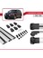 Volkswagen Touareg 2003-2010 Arası ile Uyumlu Ace-1 Ara Atkı Tavan Barı Gri 3 Adet Bar 5