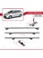 Toyota Sienna (XL40) 2021 ve Sonrası ile Uyumlu Basıc Model Ara Atkı Tavan Barı Gri 3 Adet 5
