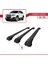 Chevrolet Captiva 2011-2016 Arası ile Uyumlu Ace-1 Ara Atkı Tavan Barı Siyah 3 Adet Bar 4