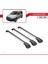 Volkswagen Caddy 2003-2010 Arası ile Uyumlu Ace-1 Ara Atkı Tavan Barı Gri 3 Adet Bar 3