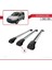 Volkswagen Caddy 2003-2010 Arası ile Uyumlu Ace-1 Ara Atkı Tavan Barı Gri 3 Adet Bar 4